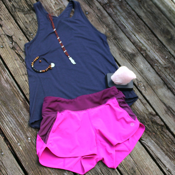 Athleta Track This Run Lined Short 3" Fuschia XXS - Picture 2 of 8